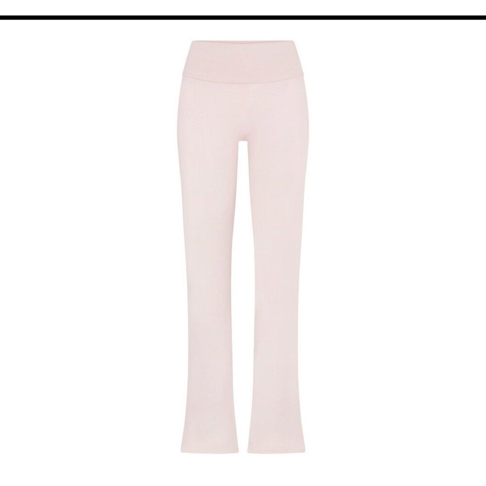 Skims Cotton jersey fold over pant Barely Pink